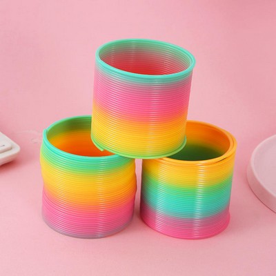 Rainbow Spring Coil Toy for Kids