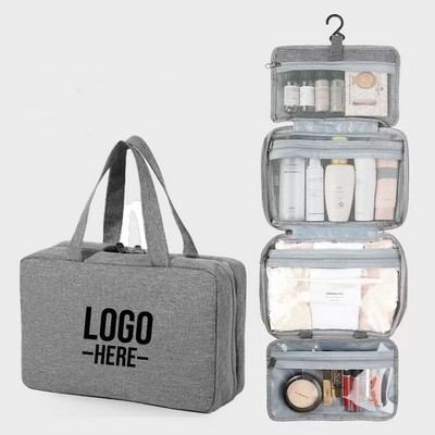Hanging Multi-functional Waterproof Foldable Hanging Cosmetic Organizer