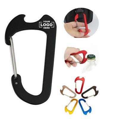 Versatile Carabiner Clip with Bottle Opener
