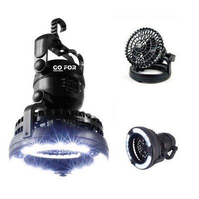 Camping Lantern Fan with LED