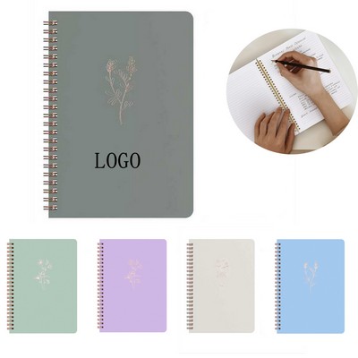 Aesthetic Spiral Notebook With Pockets For Women