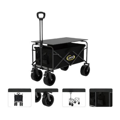 Collapsible Wagon With Folding Table