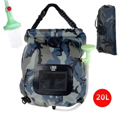 20L Solar Heating Camping Shower Bag