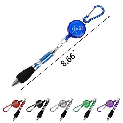 3" 1 Compact Retractable Badge Reel Pen