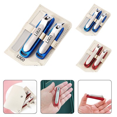 Leather Case Manicure Set