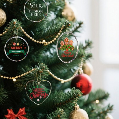 Christmas Glass Holiday Ornament