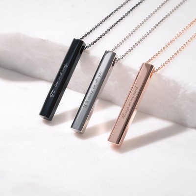 Vertical Bar Necklace