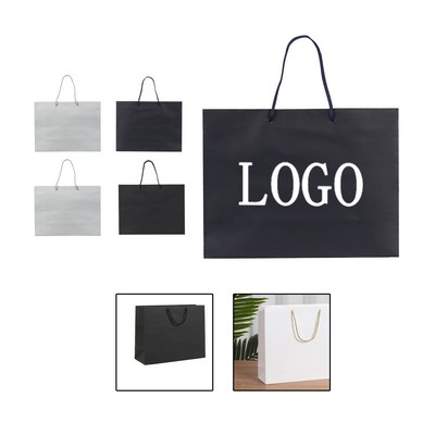 Matte Paper Shopping Tote