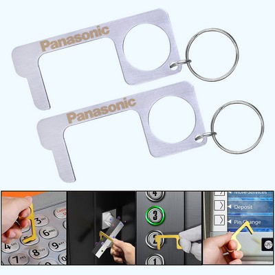 PPE Hygiene Door Opener Closer No Touch W/Key Chain