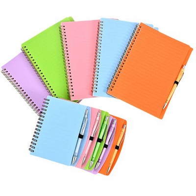 Business Office Student Journal Notebook with Pen