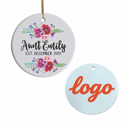 Ceramic Christmas Ornament