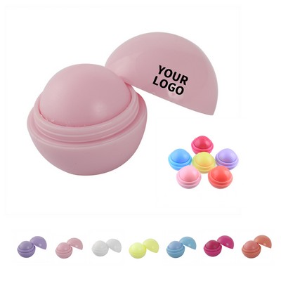 Round Sphere Lip Balm With Vitamin E