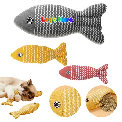Natural Catnip Toy Fish For Cat