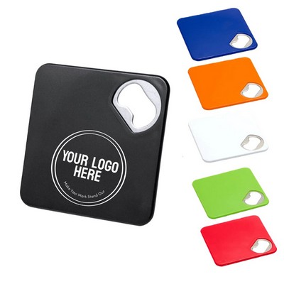 Econo Bottle Opener Coaster with EVA Foam Base