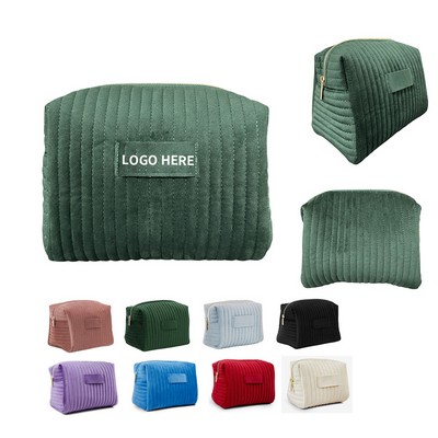 Customized Plush Velvet Cosmetic Bag