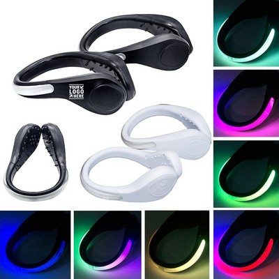 LED Flash Shoe Safety Clip Light Runner Reflective Night Running Gear