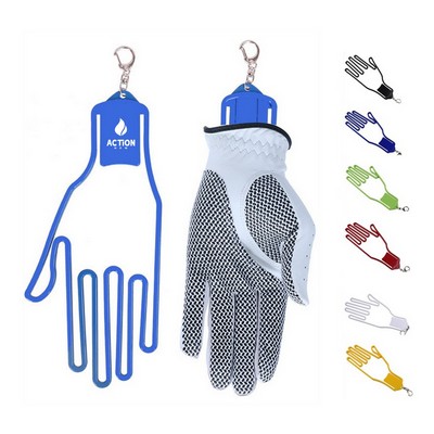 Golf Gloves Support Holder w/ Metal Hook