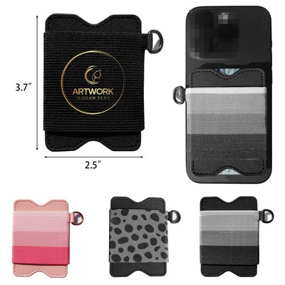 Textured PU Leather Card Case