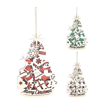 Christmas Wooden Pendant