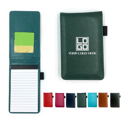 Leather A7 Mini Pocket Notebook Notepad Holder