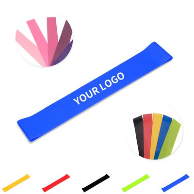 Five Piece Resistance Band Set With Color Coded Levels