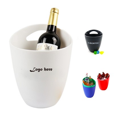 3L Plastic Champagne Ice Wine Buckets