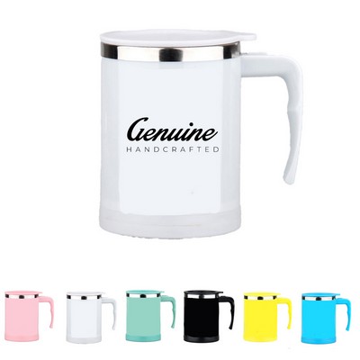14oz Self Mixing Stainless Steel Coffee Mug