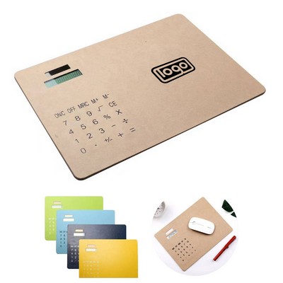 Multi Functional Mouse Pad Solar Calculator