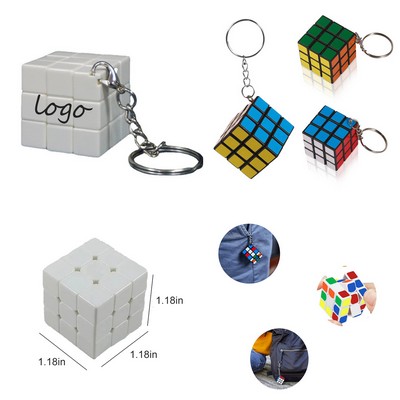 Mini Magic Cube Keychain