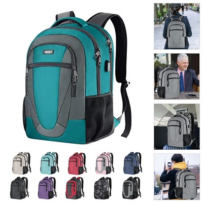 Travel Laptop Backpack With Usb Charging Port
