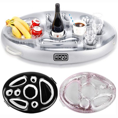 PVC Inflatable Beverage Holder Tray