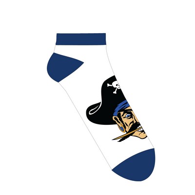 Custom Woven Ankle High Athletic Socks