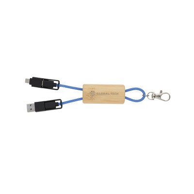 Bamboo Concealer Cable Key Tag