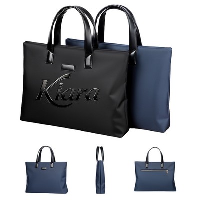 Men's Briefcase Business Commuter Minimalist Laptop Bag Travel Document Case