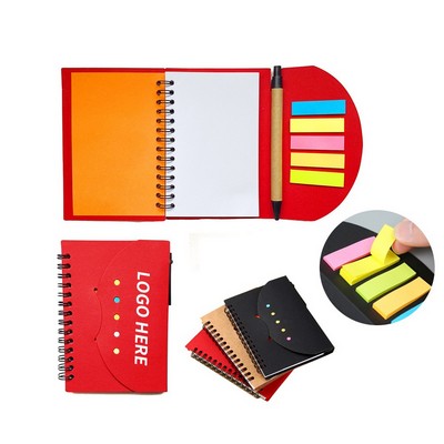 Eco-Friendly Paperbound Notepad with Pen