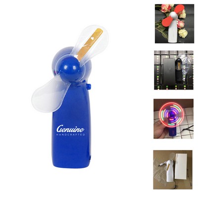 LED Message Spin Fan