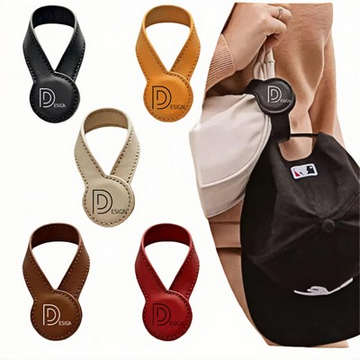 Custom PU Leather Magnetic Hat Holder