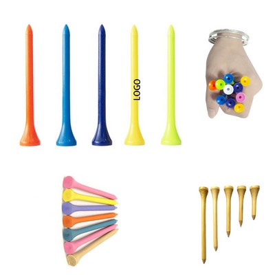 Golf Tees Professional Natural Wood