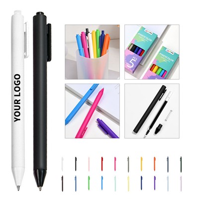 Multicolor Ink Ballpoint Writing Pen 5.6" By 0.4"