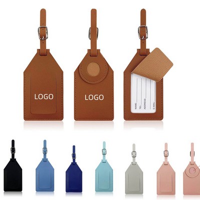 Leather AirTag Luggage Tag