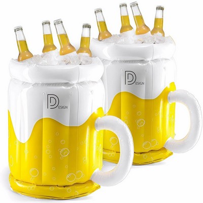 18" PVC Inflatable Foldable Beer Beverage Ice Bucket