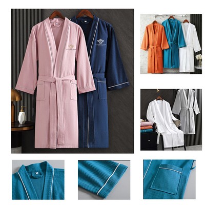 Unisex Spring Hotel Cotton Bathrobe
