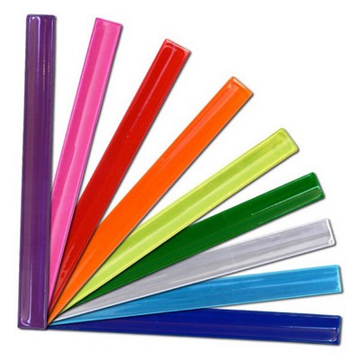 Reflective PVC Slap Bracelet