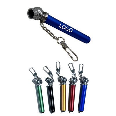 Vehicle Motor Tyre Tire Air Pressure Test Pen Keychain