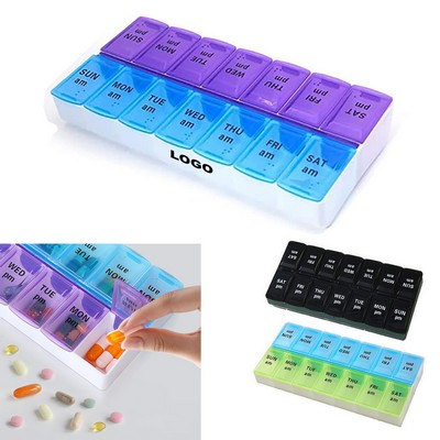 Double Row Weekly Pill Box
