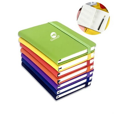 A6 PU Pocket Lined Notebook