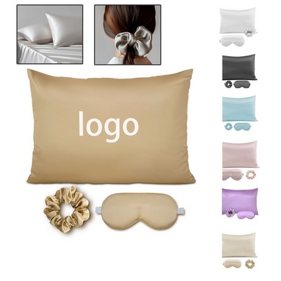 Satin Pillowcase Sleeping Set