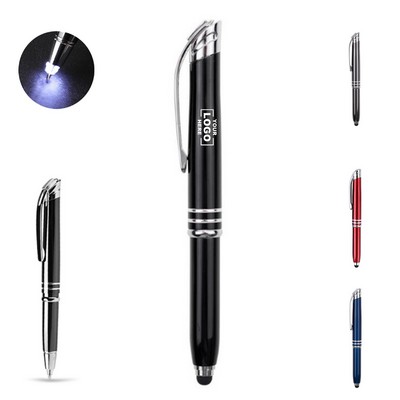 Touch-Sensitive Pen Tip Light Ballpoint Pen