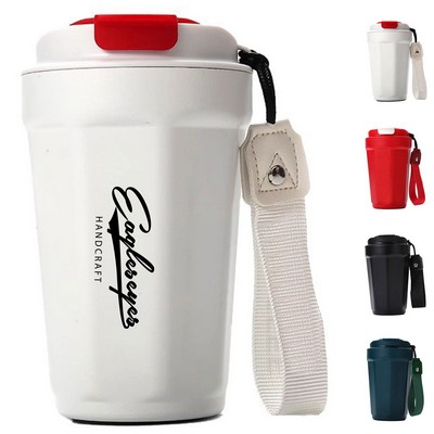 14oz Coffee Tumbler with Lanyard