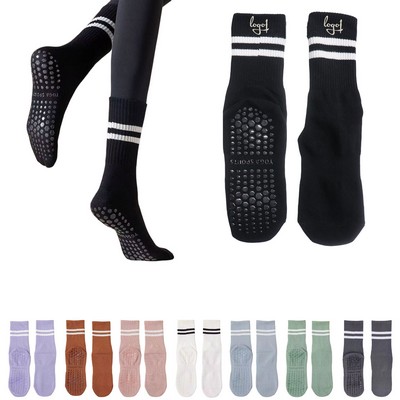 Long Non Slip Yoga Socks